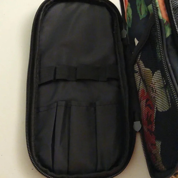 Narwey/Hanging/ Travel Cosmetic Toiletry Bag/Rose Print/New - Picture 10 of 16